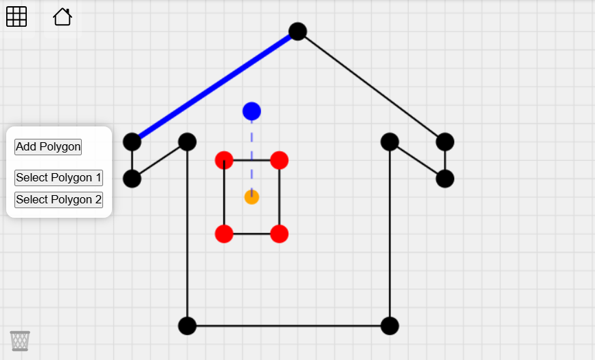 Demonstration of polygon tool